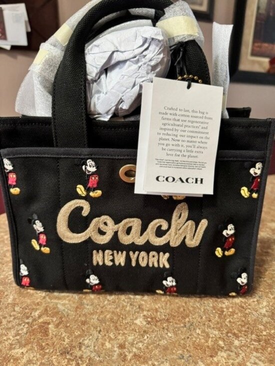 Coach Handbags - Disney X Coach Cargo Tote Bag 26 w/ Mickey Mouse